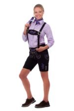 Sophie German Black Lederhosen Shorts