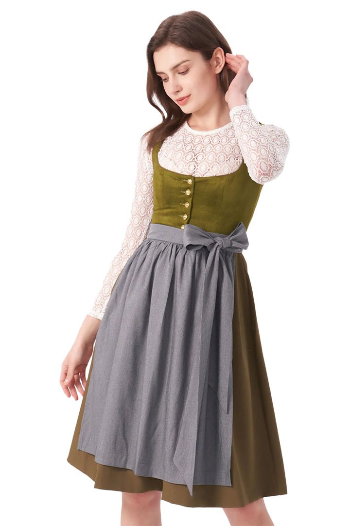 Toni Garrn Dirndl (3) Authentic Toni Garrn German Dirndl with Blouse