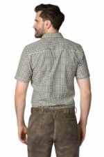 Traditional Watzmann German Green Trachten Shirt For Men