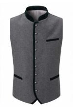 Wilseder Gray German Bavarian Trachten Waistcoat