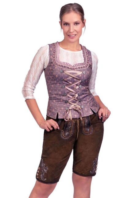 Women's Rhine Trachten Lederhosen Shorts