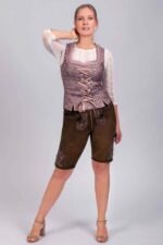Women's Rhine Trachten Lederhosen Shorts