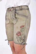 Zoe Wees Bavaria Trachten Lederhosen Shorts
