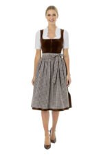Diana Brown German Bavarian Drindl Dress