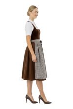 Diana Brown German Bavarian Drindl Dress
