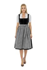 Julia Willecke German Black Drindl Dress For Oktoberfest