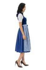 Authentic Millane German Blue Drindl Dress For Oktoberfest